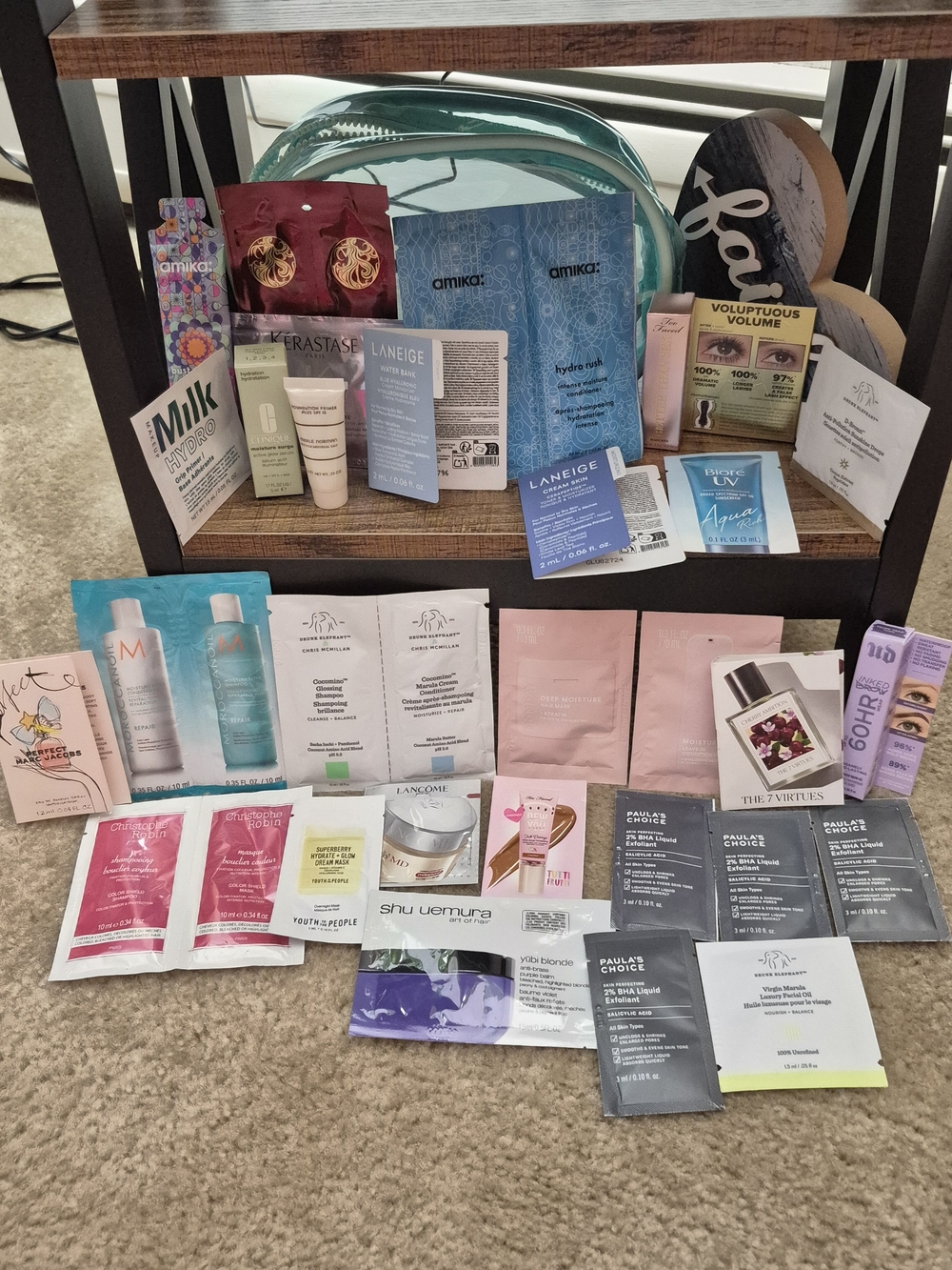 Assorted Women’s Skincare Sample Set by Various Recognizable Brands -29 Pieces